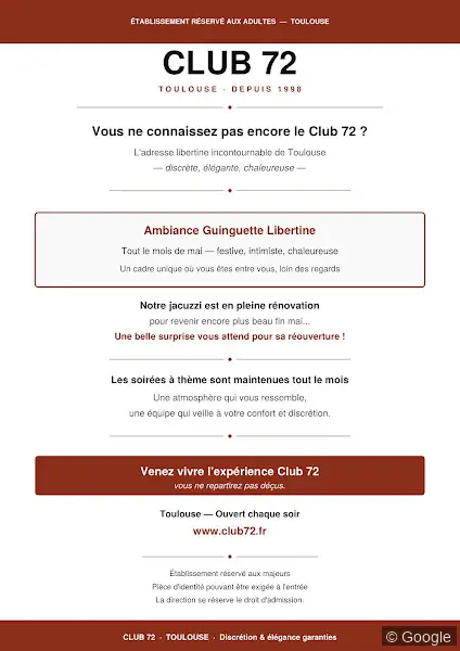 Club 72 — Toulouse